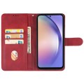 For Samsung Galaxy A55 Leather Phone Case(Red)