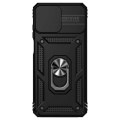For Motorola Moto G32 Sliding Camshield Holder Phone Case(Black)