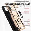 For Samsung Galaxy A03 166mm Sliding Camshield Holder Phone Case(Gold)