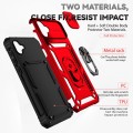 For Samsung Galaxy A04 Sliding Camshield Holder Phone Case(Red)