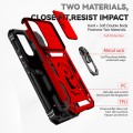For Samsung Galaxy A34 5G Sliding Camshield Holder Phone Case(Red)
