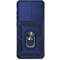 For Samsung Galaxy S20 Ultra Sliding Camshield Holder Phone Case(Blue)