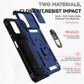 For Xiaomi Redmi Note 10 Sliding Camshield Holder Phone Case(Blue)