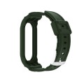 For Xiaomi Mi Band 7 / 6 / 5 Integrated TPU Watch Band(Army Green)