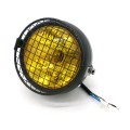 Motorcycle Reticular Retro Lamp LED Headlight Modification Accessories for Halley / Honda CG125 / Su