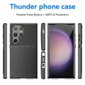 For Samsung Galaxy S24 Ultra 5G Thunderbolt Shockproof TPU Phone Case(Black)