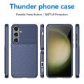 For Samsung Galaxy S24+ 5G Thunderbolt Shockproof TPU Phone Case(Blue)