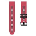 For Garmin Enduro 2 Sports Two-Color Silicone Watch Band(Red+Black)