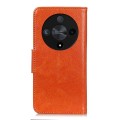 For Honor X9b/X50 5G/Magic6 Lite 5G Nappa Texture Flip Leather Phone Case(Orange)