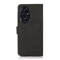 For Honor 200 Pro KHAZNEH Matte Texture Leather Phone Case(Black)