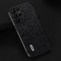 For Samsung Galaxy S23 5G ABEEL Retro Litchi Texture PU Phone Case(Black)