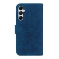 For Samsung Galaxy A05s Butterfly Rose Embossed Leather Phone Case(Blue)