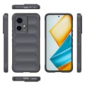 For Honor 90 GT 5G Magic Shield TPU + Flannel Phone Case(Dark Grey)