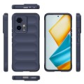 For Honor 90 GT 5G Magic Shield TPU + Flannel Phone Case(Dark Blue)