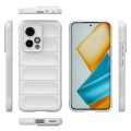 For Honor 90 GT 5G Magic Shield TPU + Flannel Phone Case(White)