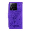 For Xiaomi 13T / 13T Pro / Redmi K60 Ultra Butterfly Rose Embossed Leather Phone Case(Purple)