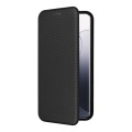 For Xiaomi 14 Pro Carbon Fiber Texture Flip Leather Phone Case(Black)