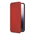 For Xiaomi 14 Pro Carbon Fiber Texture Flip Leather Phone Case(Brown)