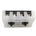 CP-3157 M10 RV Modified Yacht Double-row 4-way Busbar with Dust Cover