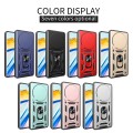 For OnePlus 12R 5G / Ace 3 5G Sliding Camera Cover Design TPU Hybrid PC Phone Case(Gold)