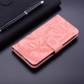For Realme C67 4G Global Tiger Embossing Pattern Flip Leather Phone Case(Pink)