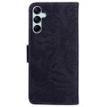 For Samsung Galaxy A15 Tiger Embossing Pattern Flip Leather Phone Case(Black)
