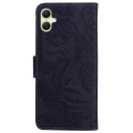 For Samsung Galaxy A05 Tiger Embossing Pattern Flip Leather Phone Case(Black)