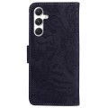 For Samsung Galaxy S24 5G Tiger Embossing Pattern Flip Leather Phone Case(Black)
