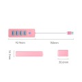 ORICO PW4U-U3 4 in 1 USB to USB Multifunctional Docking Station HUB Adapter(Pink)