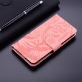 For Xiaomi Redmi A3 Tiger Embossing Pattern Leather Phone Case(Pink)