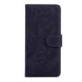 For Xiaomi Redmi Note 13 4G Global Tiger Embossing Pattern Leather Phone Case(Black)