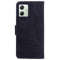 For Motorola Moto G54 Tiger Embossing Pattern Leather Phone Case(Black)
