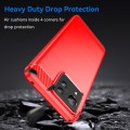 For Asus Zenfone 11 Ultra Brushed Texture Carbon Fiber TPU Case(Red)