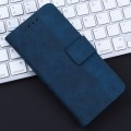 For iPhone SE 2024 Geometric Embossed Leather Phone Case(Blue)