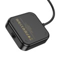 hoco HB35 4 in 1 USB-C / Type-C to USB2.0x3+RJ45 100M Ethernet Adapter, Cable Length: 0.2m(Black)