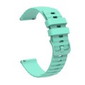 For Huawei Watch 4 / 4 Pro Wavy Dot Pattern Solid Color Silicone Watch Band(Teal)