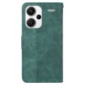 For Xiaomi Redmi Note 13 Pro+ 5G Geometric Embossed Leather Phone Case(Green)