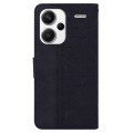For Xiaomi Redmi Note 13 Pro+ 5G Geometric Embossed Leather Phone Case(Black)