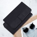 For Realme 12 5G Geometric Embossed Leather Phone Case(Black)
