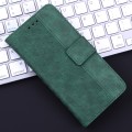 For Realme C65 4G Geometric Embossed Leather Phone Case(Green)