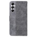 For Samsung Galaxy A05s Geometric Embossed Leather Phone Case(Grey)