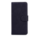For Infinix Smart 7 HD Skin Feel Pure Color Flip Leather Phone Case(Black)