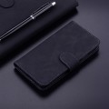 For Tecno Spark 20 Pro Skin Feel Pure Color Flip Leather Phone Case(Black)