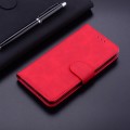 For Tecno Spark 20 Pro+ 4G Skin Feel Pure Color Flip Leather Phone Case(Red)