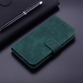 For Tecno Spark 20 Pro+ 4G Skin Feel Pure Color Flip Leather Phone Case(Green)