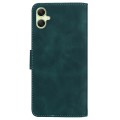 For Samsung Galaxy A05 Skin Feel Pure Color Flip Leather Phone Case(Green)