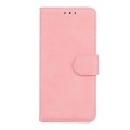 For Samsung Galaxy A05s Skin Feel Pure Color Flip Leather Phone Case(Pink)