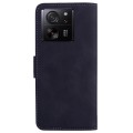 For Xiaomi 13T / 13T Pro / Redmi K60 Ultra Skin Feel Pure Color Flip Leather Phone Case(Black)