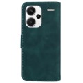 For Xiaomi Redmi Note 13 Pro+ 5G Skin Feel Pure Color Flip Leather Phone Case(Green)