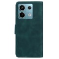 For Xiaomi Redmi Note 13 Pro 5G Skin Feel Pure Color Flip Leather Phone Case(Green)